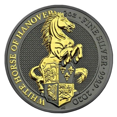 2 Oz WHITE WHITE HORSE OF HANOVER 2020- stříbrná mince