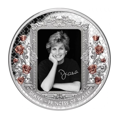 Diana, the Peoples Princess - 5 Oz - stříbrná sběratelská mince