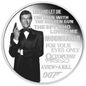 James Bond Legacy - Roger Moore - 1 Oz - stříbrná proof sběratelská mince (dodání 14.10)