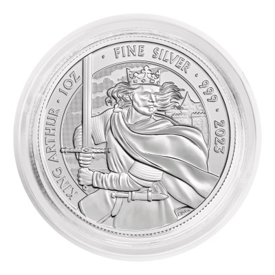 Mýty a legendy - Král Artuš - 1 Oz - stříbrná investiční mince