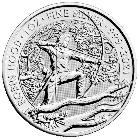 Mýty a legendy - Robin Hood - 1 Oz - stříbrná investiční mince