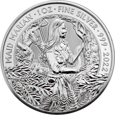 Mýty a legendy -Maid Mariann - 1 Oz - stříbrná investiční mince