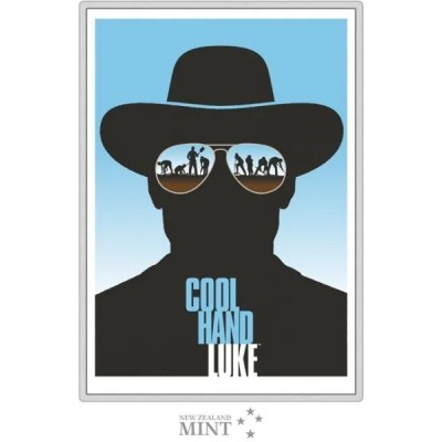 Cool Hand Luke - stříbrná sběratelská mince