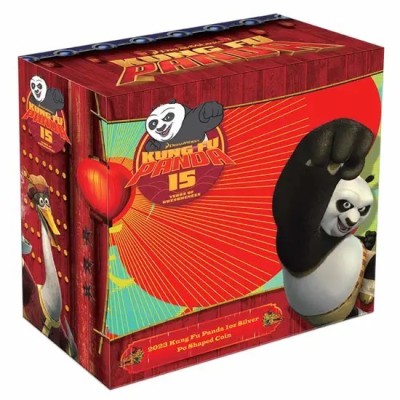 Kung Fu Panda - 1 Oz - stříbrná sběratelská mince(dodání po 13.9.)