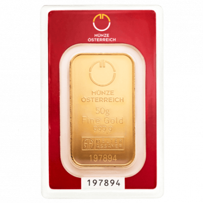 Münze Österreich 50g - Lingotin d'or d'investissement