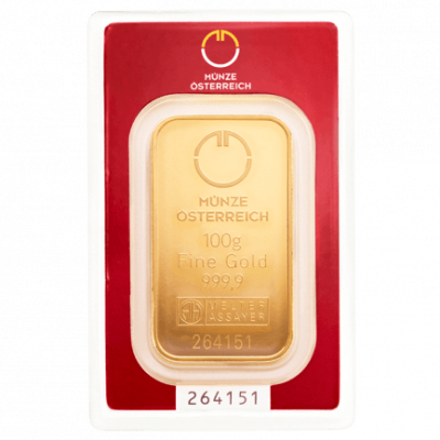 Münze Österreich 100g - Lingotin d'or d'investissement