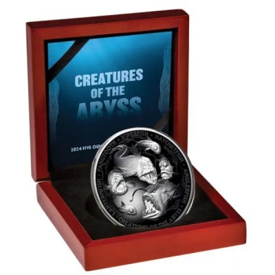 Créatures des profondeurs - 5 Oz - Pièce de collection en argent