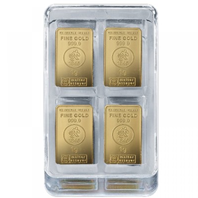 Heimerle + Meule Unity Box - 32 x 1g - Lingotin d'or d'investissement