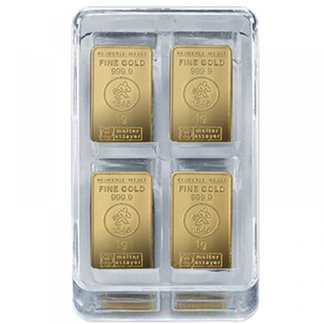 Heimerle + Meule Unity Box - 32 x 1g - Lingotin d'or d'investissement