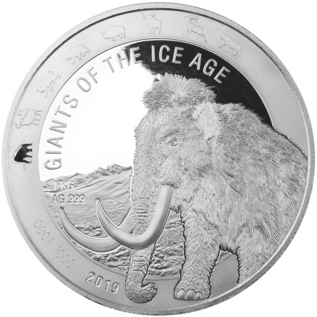 Série Géants de l'âge de glace - 8 Oz - Pièces de collection en argent