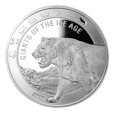 Série Géants de l'âge de glace - 8 Oz - Pièces de collection en argent