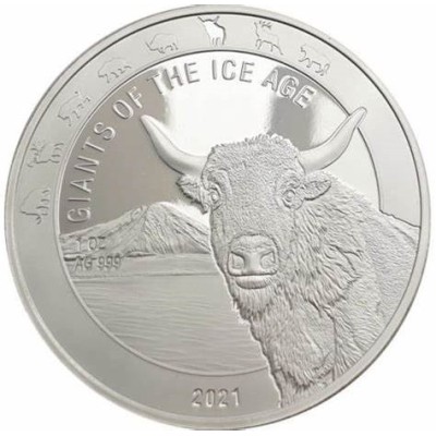 Série Géants de l'âge de glace - 8 Oz - Pièces de collection en argent