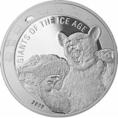 Série Géants de l'âge de glace - 8 Oz - Pièces de collection en argent