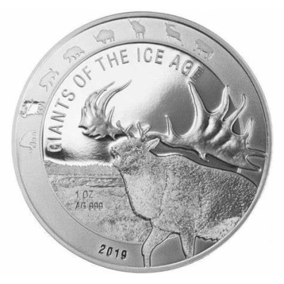 Série Géants de l'âge de glace - 8 Oz - Pièces de collection en argent