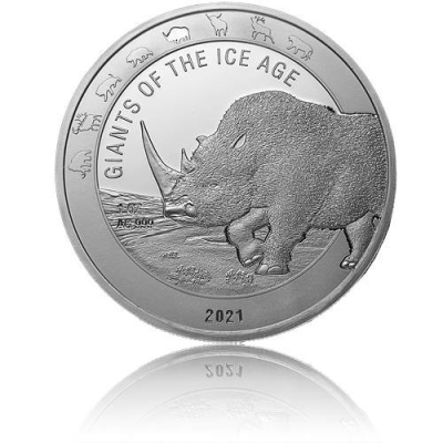 Série Géants de l'âge de glace - 8 Oz - Pièces de collection en argent