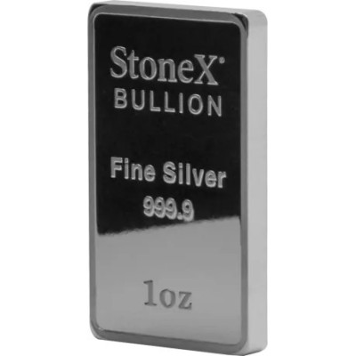 StoneX - 1 Oz - Lingot d'investissement en argent