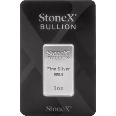 StoneX - 1 Oz - Lingot d'investissement en argent