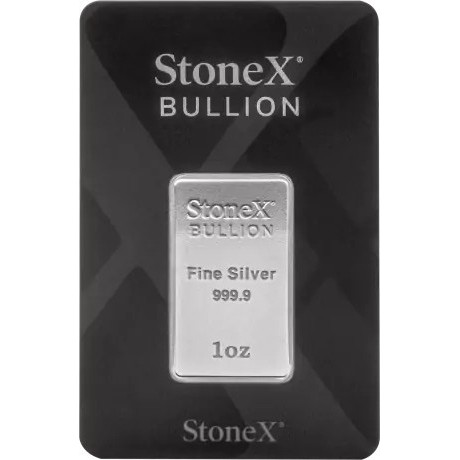 StoneX - 1 Oz - Lingot d'investissement en argent