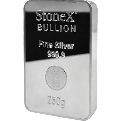 StoneX Coinbar - 250 g - Lingot d'argent