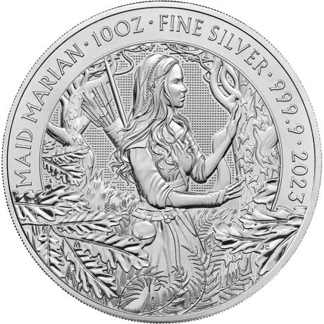 Mythes et légendes - Maid Marianne - 10 Oz - Pièce d'investissement en argent