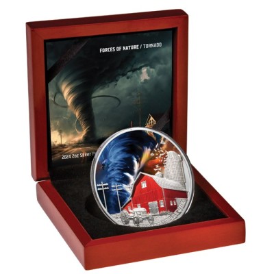 Tornade - 2 Oz - Pièce de collection en argent