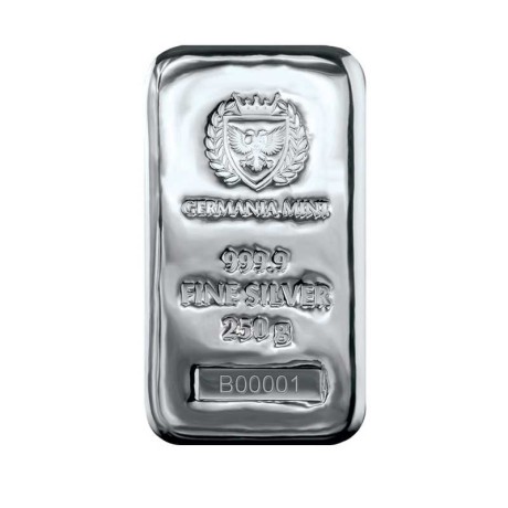 Germania Mint - 250g - lingot d'argent d'investissement