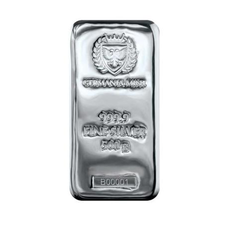 Germania Mint - 500g - lingot d'argent d'investissement