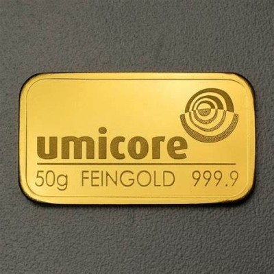 Umicore - 50g - Lingotin d'or d'investissement