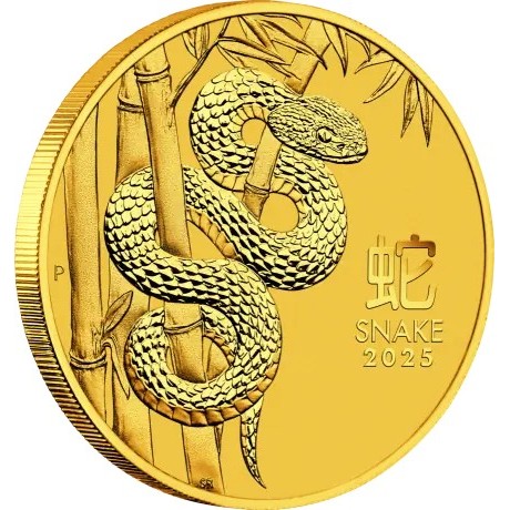 Serpent lunaire 2025 - 1/2 Oz - Pièce en or