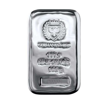 Germania Mint - 100g - lingot d'argent d'investissement