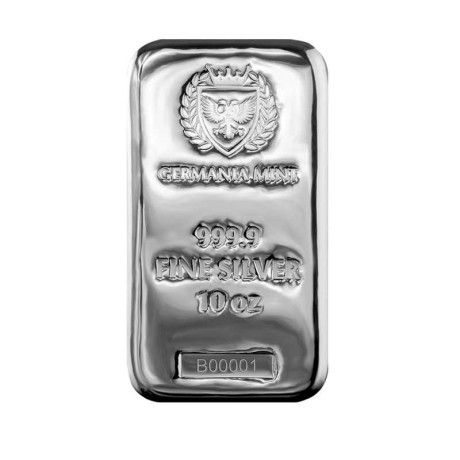 Germania Mint - 10 Oz - lingot d'argent d'investissement