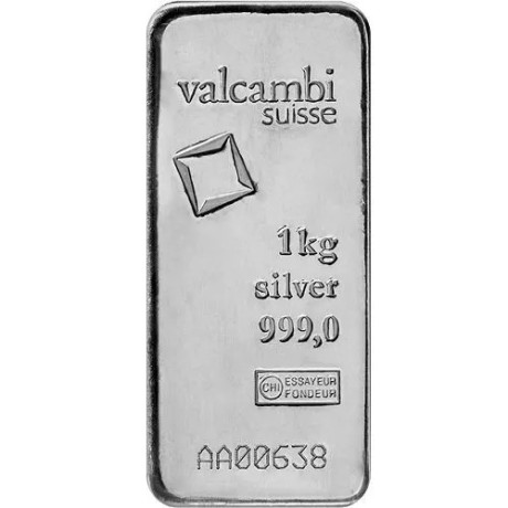 Valcambi 1000g - Investiční stříbrný slitek