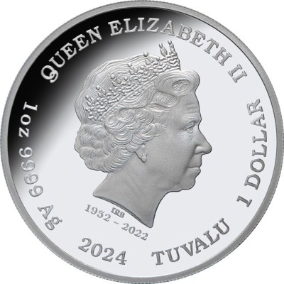 Bluebottle - Pièce de collection de 1 oz en argent à l'épreuve