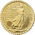 Britannia 2025 - 1/10 Oz - pièce d'or d'investissement