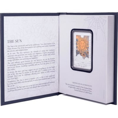 Tarot XIX : Soleil - 1 Oz - Pièce de collection en argent