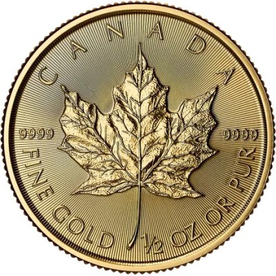 Feuille d'érable (2025) - 1/2 Oz - Pièce en or