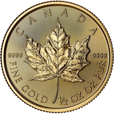 Feuille d'érable (2025) - 1/2 Oz - Pièce en or
