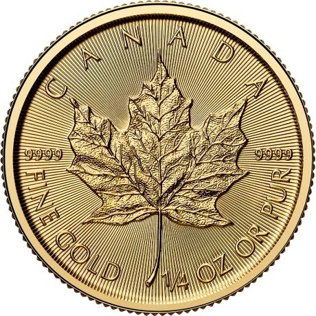 Feuille d'érable (2025) - 1/4 Oz - pièce d'investissement en or