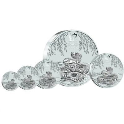 Serpent lunaire (2025) - 1 Oz - Pièce d'investissement en argent