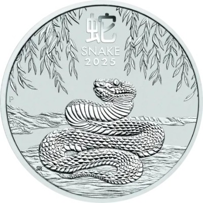 Serpent lunaire (2025) - 1 Oz - Pièce d'investissement en argent