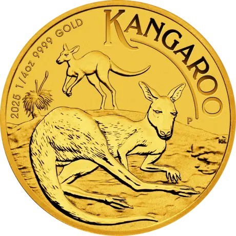 Kangourou (2025) - 1/4 Oz - pièce d'investissement en or