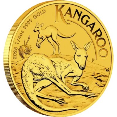 Kangourou (2025) - 1/4 Oz - pièce d'investissement en or