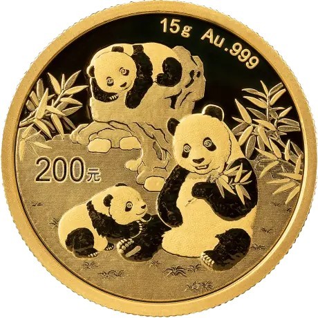 Panda (2025) - 15g - pièce d'investissement en or