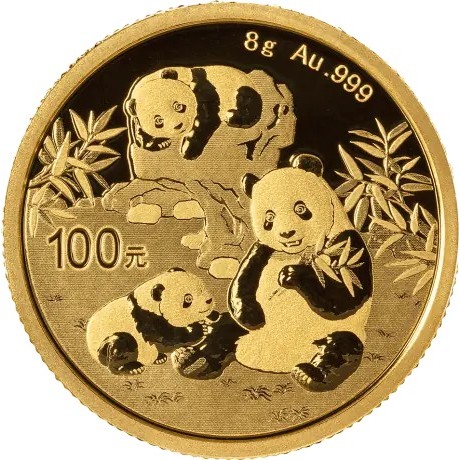 Panda (2025) - 8g - pièce d'investissement en or