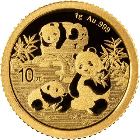 Panda (2025) - 1g - pièce d'investissement en or