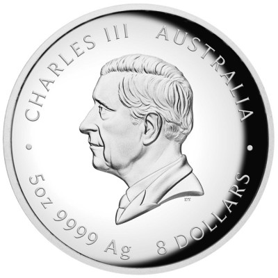 Serpent lunaire - 5 Oz - Pièce de collection en argent