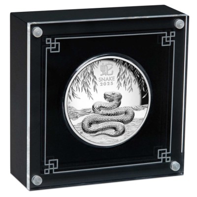 Serpent lunaire - 5 Oz - Pièce de collection en argent