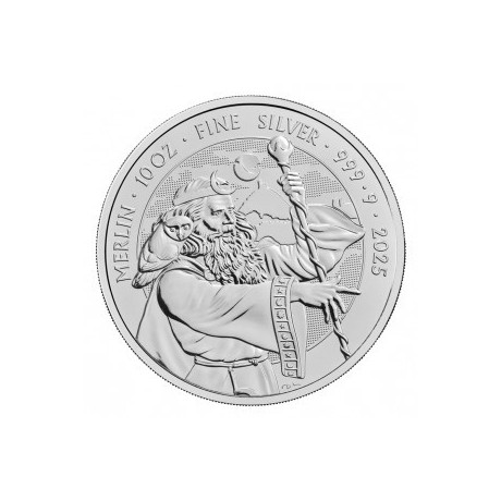 Mythes et légendes - Merlin - 10 Oz - Pièce d'investissement en argent