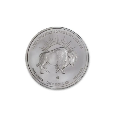 Mesa Grande Native American Bison Dollar (2025) - 1 Oz - Silver Collector Coin