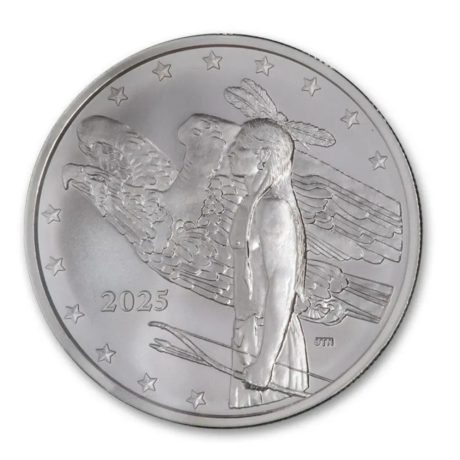 Mesa Grande Native American Bison Dollar (2025) - 1 Oz - Silver Collector Coin